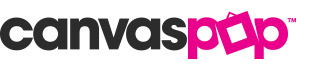 CanvasPop Logo on White